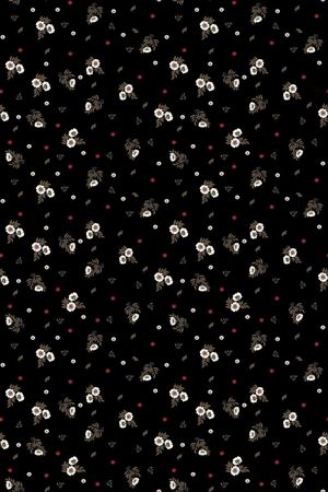 植物小碎花印花华亿平台图片