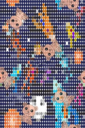 几何印花华亿平台图片