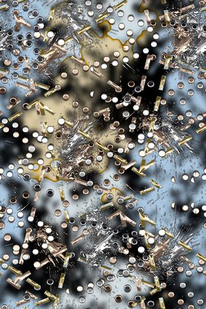 抽象男装印花华亿平台图片