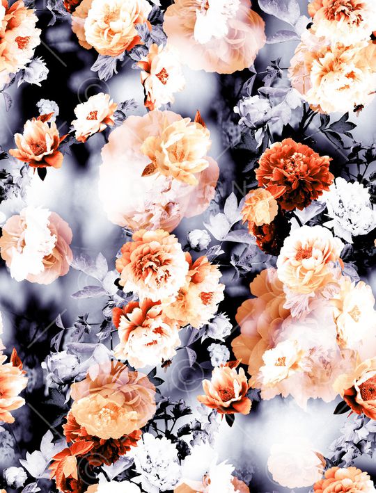 水墨风印花华亿平台图片