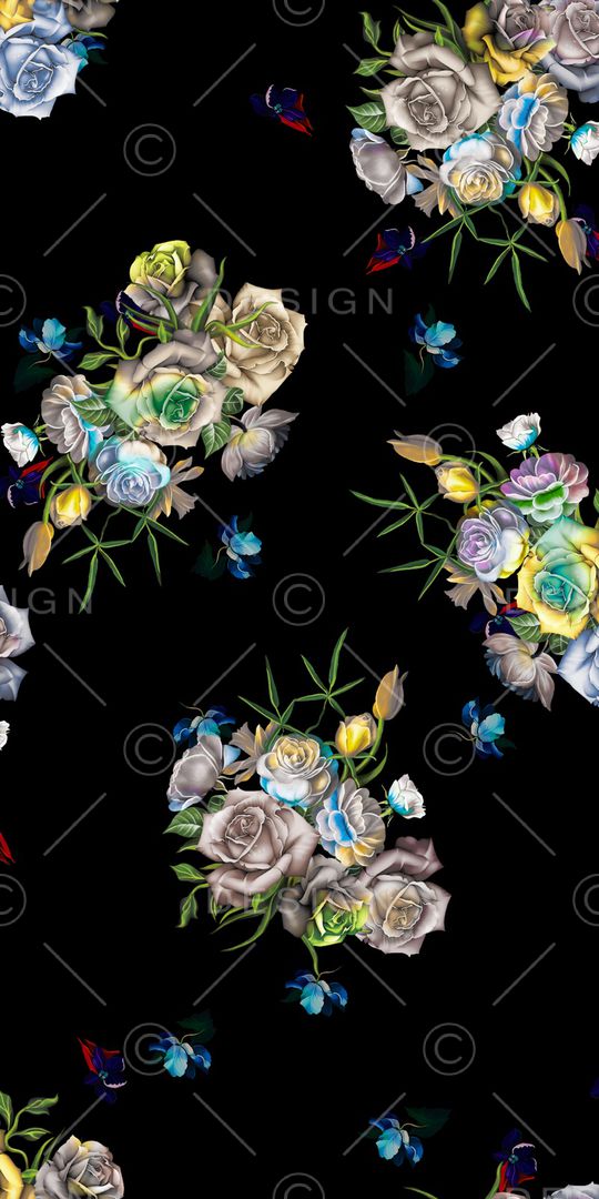 定位花印花华亿平台图片