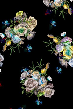 定位花印花华亿平台图片