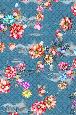 定位花印花华亿平台图片