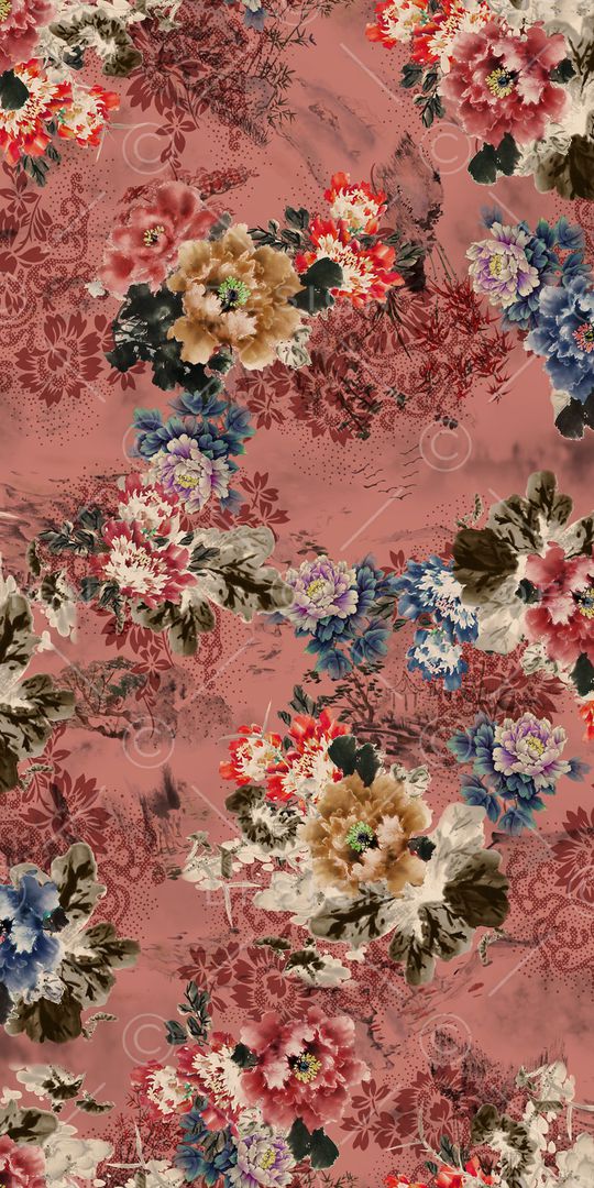 定位花印花华亿平台图片