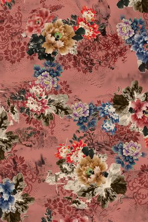 定位花印花华亿平台图片