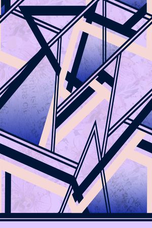 几何印花华亿平台图片