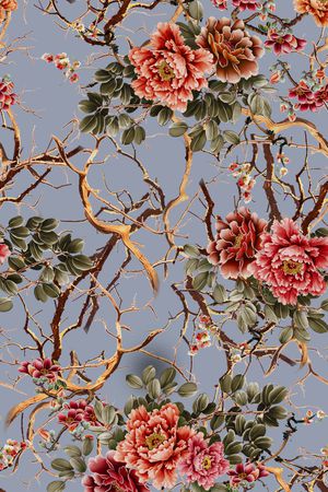 定位花印花华亿平台图片