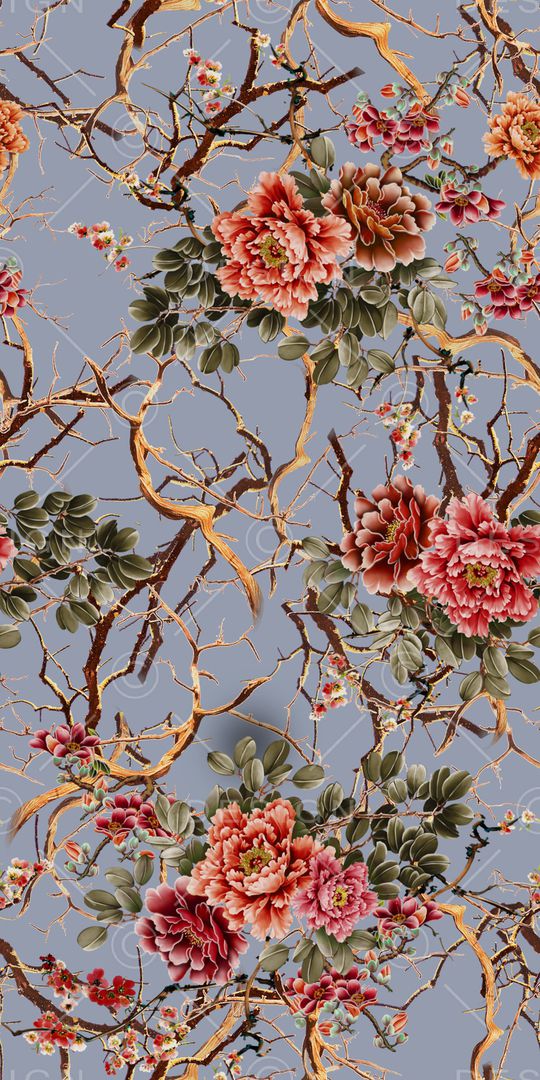 定位花印花华亿平台图片