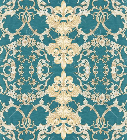 欧式定位花印花华亿平台图片