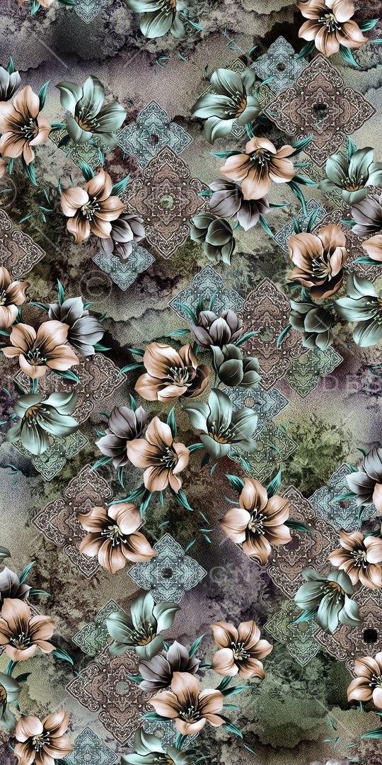 定位花印花华亿平台图片