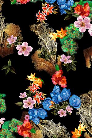 定位花印花华亿平台图片