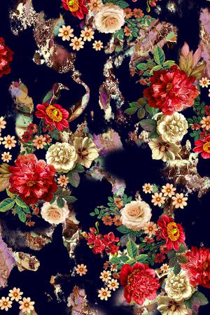 定位花印花华亿平台图片