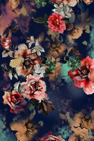 定位花印花华亿平台图片