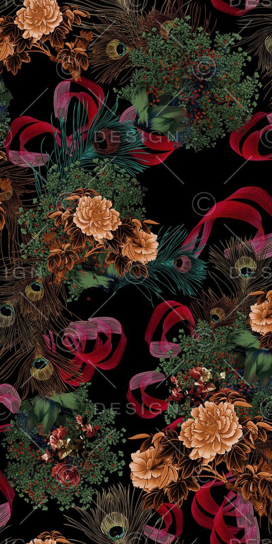 定位花印花华亿平台图片