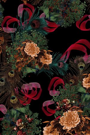 定位花印花华亿平台图片