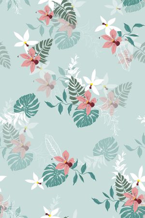 热带华亿平台印花华亿平台图片