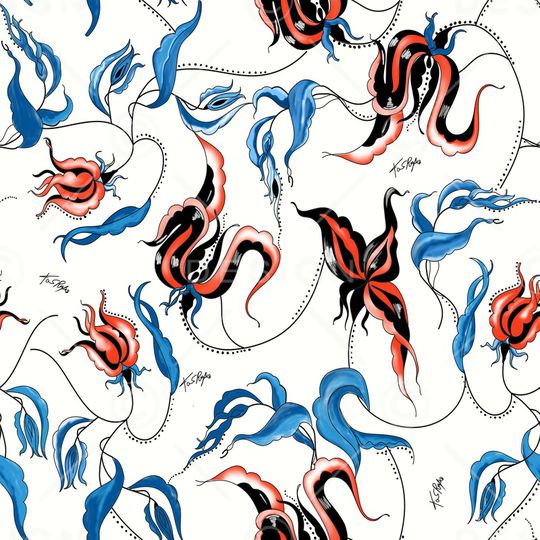 植物印花华亿平台图片