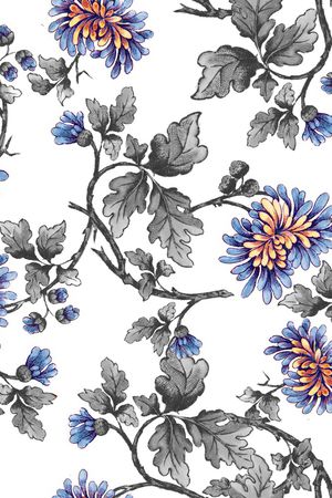 植物印花华亿平台图片