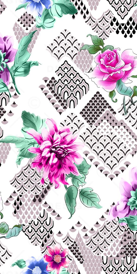 动物花卉印花华亿平台图片