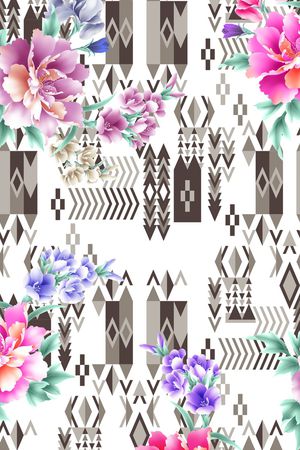 动物花卉印花华亿平台图片