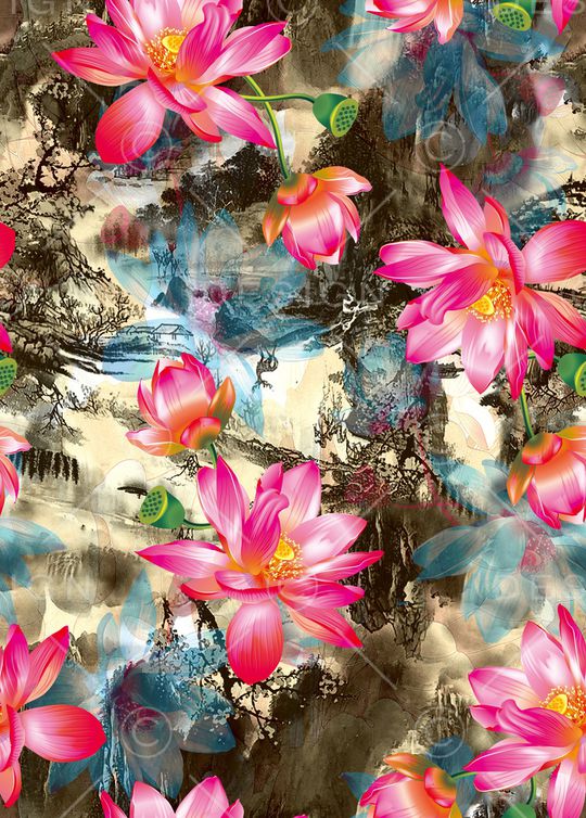 数码华亿平台印花华亿平台图片