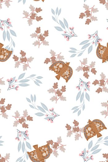 绿植树叶印花华亿平台图片