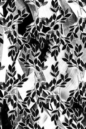 水墨风印花华亿平台图片