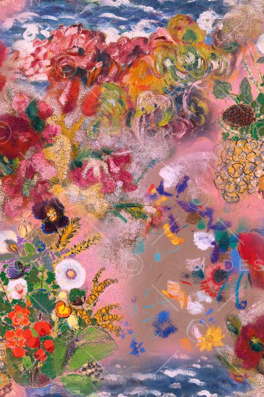 水彩印花华亿平台图片