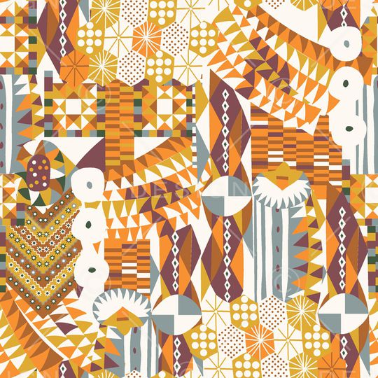 几何印花华亿平台图片