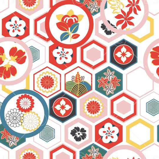 几何印花华亿平台图片