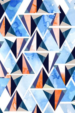 几何印花华亿平台图片