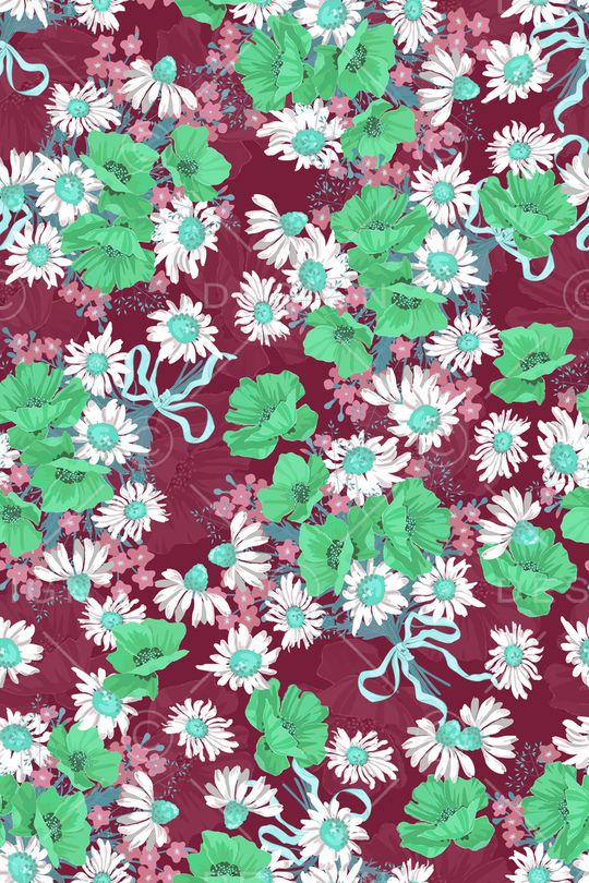 绿植树叶印花华亿平台图片