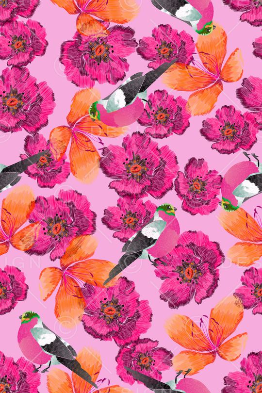 绿植树叶印花华亿平台图片