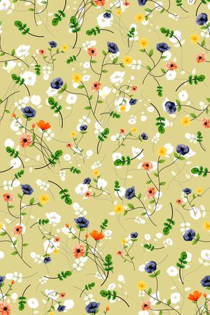 绿植树叶印花华亿平台图片