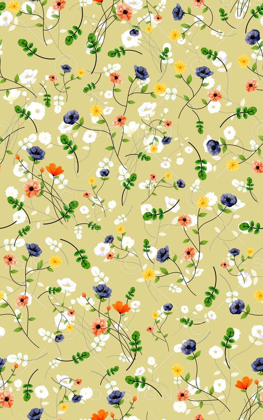 绿植树叶印花华亿平台图片