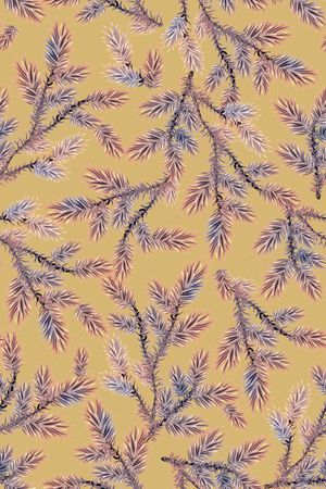 绿植树叶印花华亿平台图片