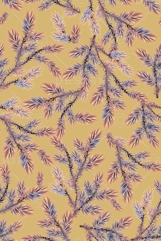 绿植树叶印花华亿平台图片