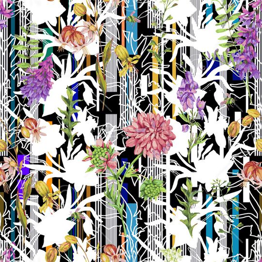 几何印花华亿平台图片