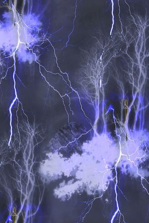 树枝印花华亿平台图片