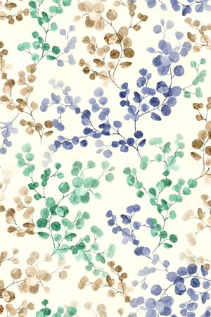 绿植树叶印花华亿平台图片