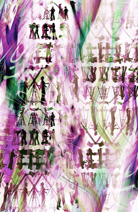 剪影印花华亿平台图片