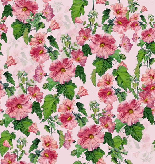 绿植树叶印花华亿平台图片