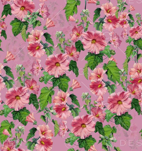 绿植树叶印花华亿平台图片