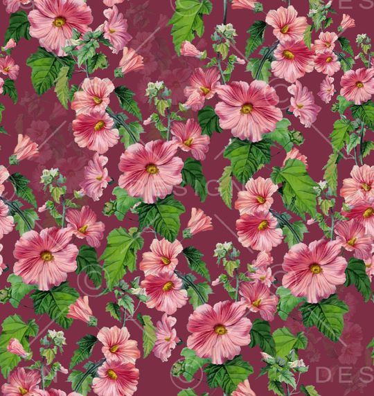 绿植树叶印花华亿平台图片