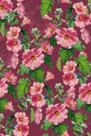 绿植树叶印花华亿平台图片