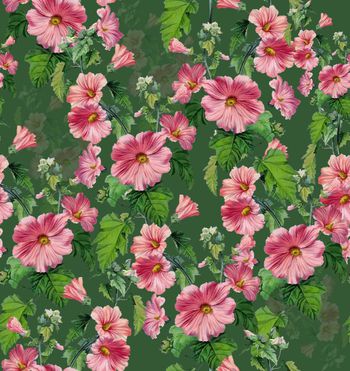 绿植树叶印花华亿平台图片