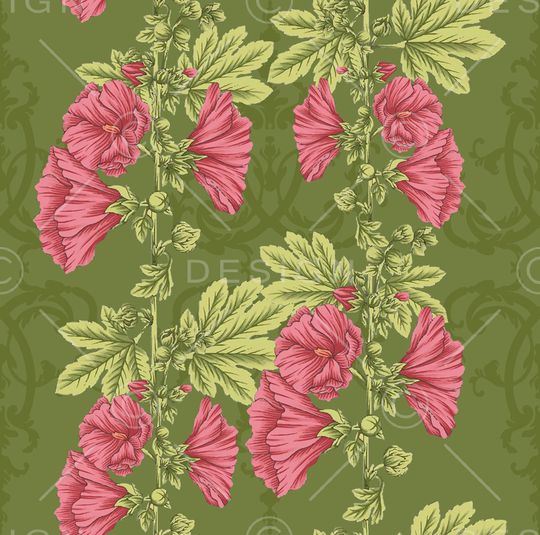 绿植树叶印花华亿平台图片