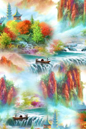 民族风印花华亿平台图片