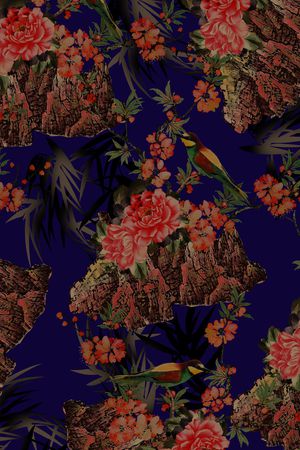 民族风印花华亿平台图片