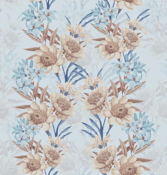 绿植树叶印花华亿平台图片